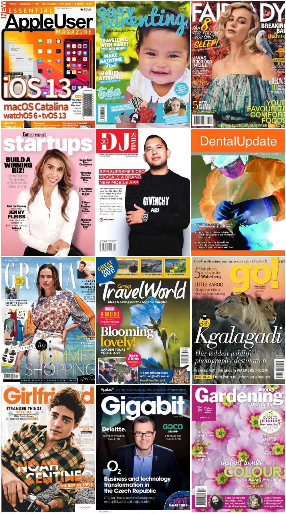50 Assorted Magazines - June 28 2019