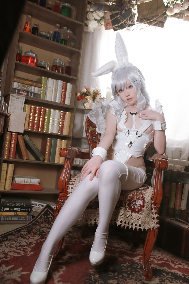 Asagiriai（愛ちゃん）兔女郎Cosplay写真图集 性感兔女郎主题 27P (321MB)插图4