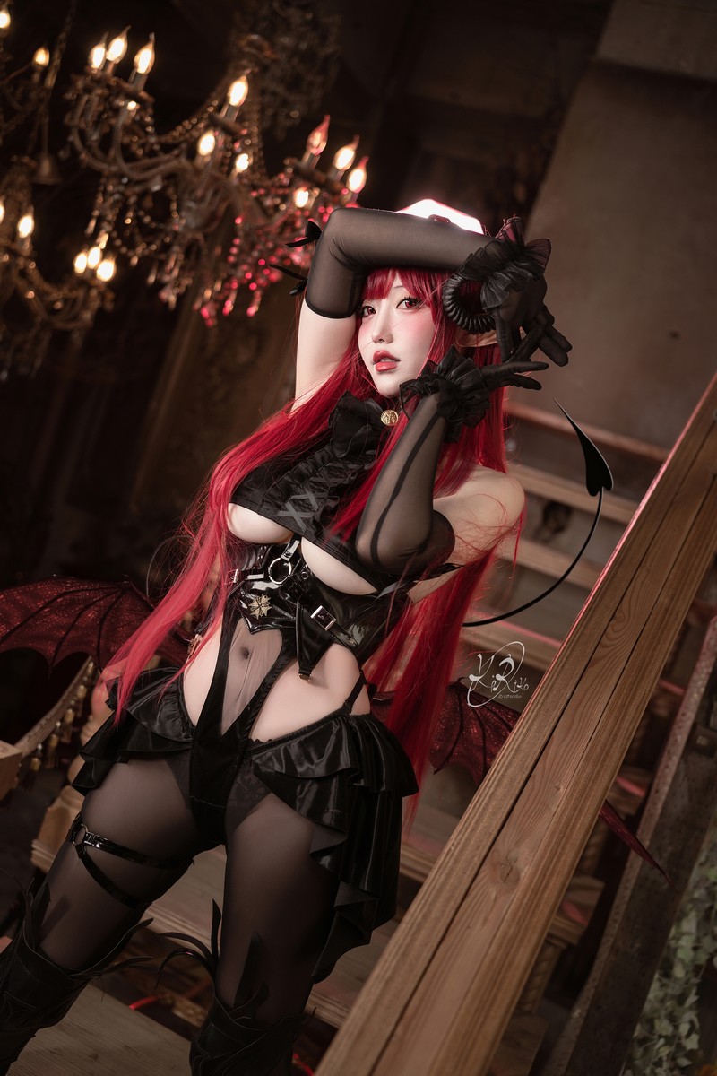 切切Celia 兴登堡 Hindenburg Cosplay Azur Lane 写真 38P插图7