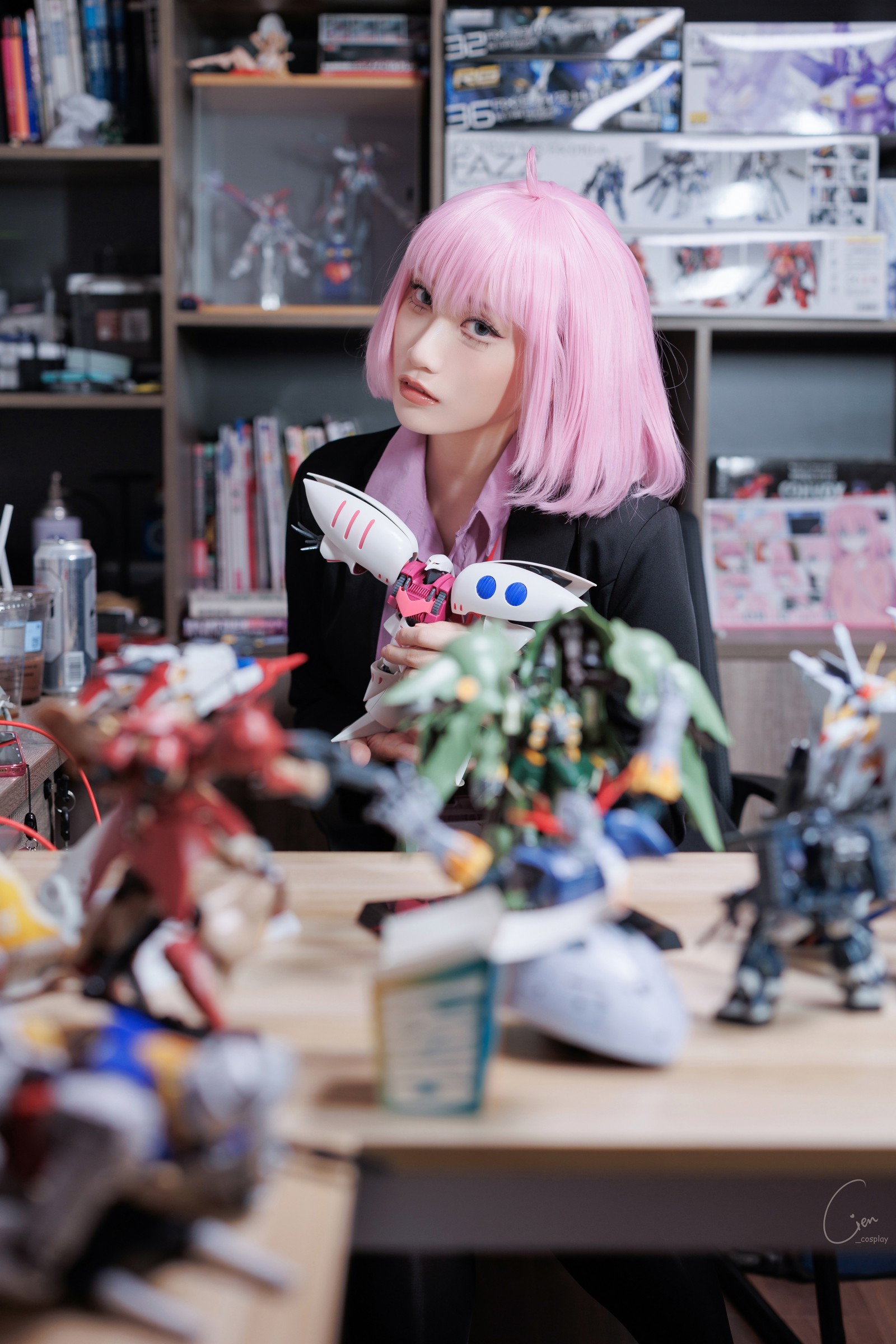 Cien恩恩 Apr.T2 Haman OL 制服 Cosplay 写真合集（25P｜192MB）插图6