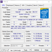 CPU 4690K CPUZ