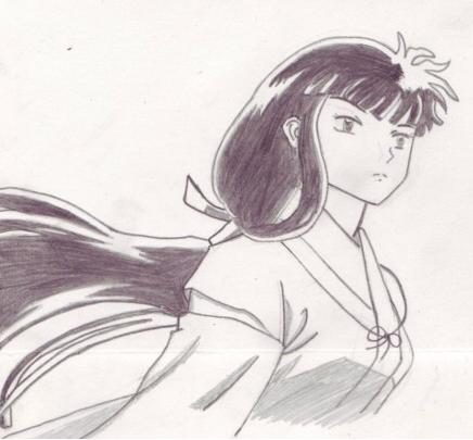 Hình vẽ Kikyou, Kagome, Sango bộ Inuyasha - Page 16 Kikyou_by_istani