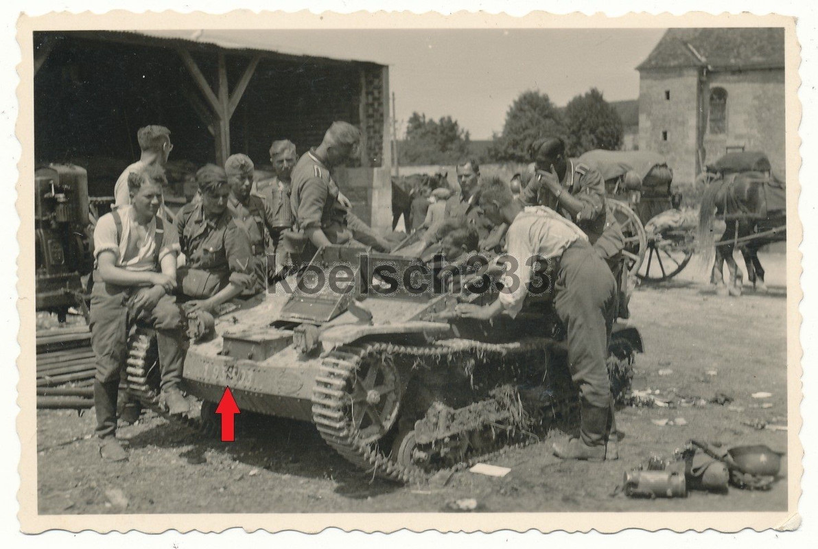 Westfront erbeuteter französischer Renault UE In