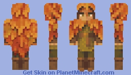 Autumn Leaf Cloaked Ranger Minecraft Skin