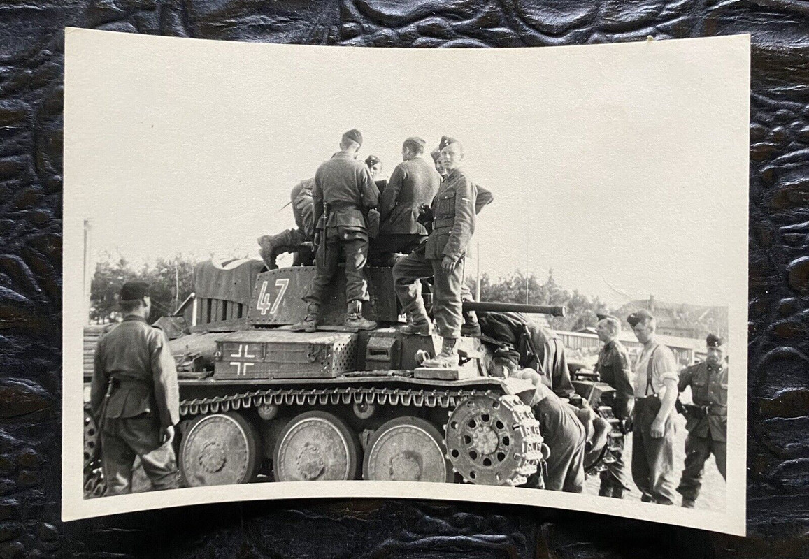 Russland Front Deutscher Panzer Tank Wehrmacht Original Foto  (1)