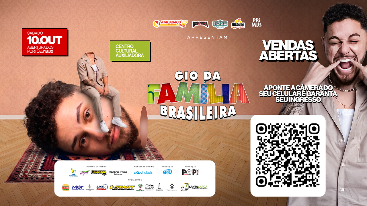 STAND UP COM GIO LISBOA