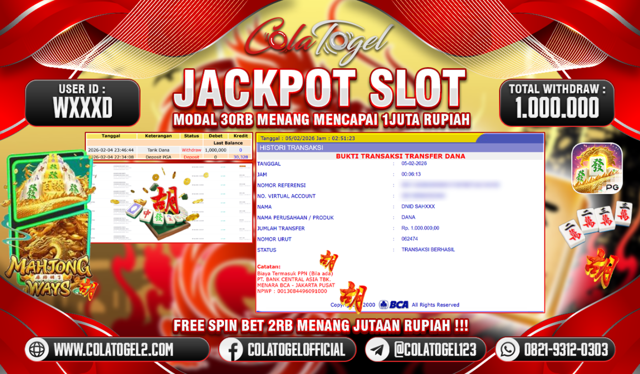 JACKPOT SLOT GACORR!!