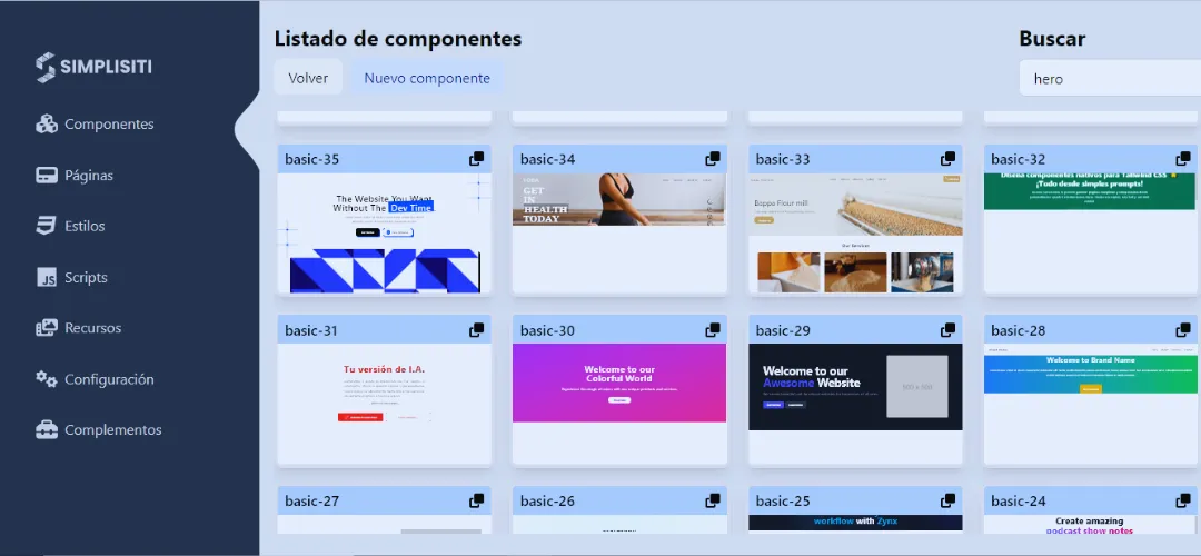Demostración de Simplisiti