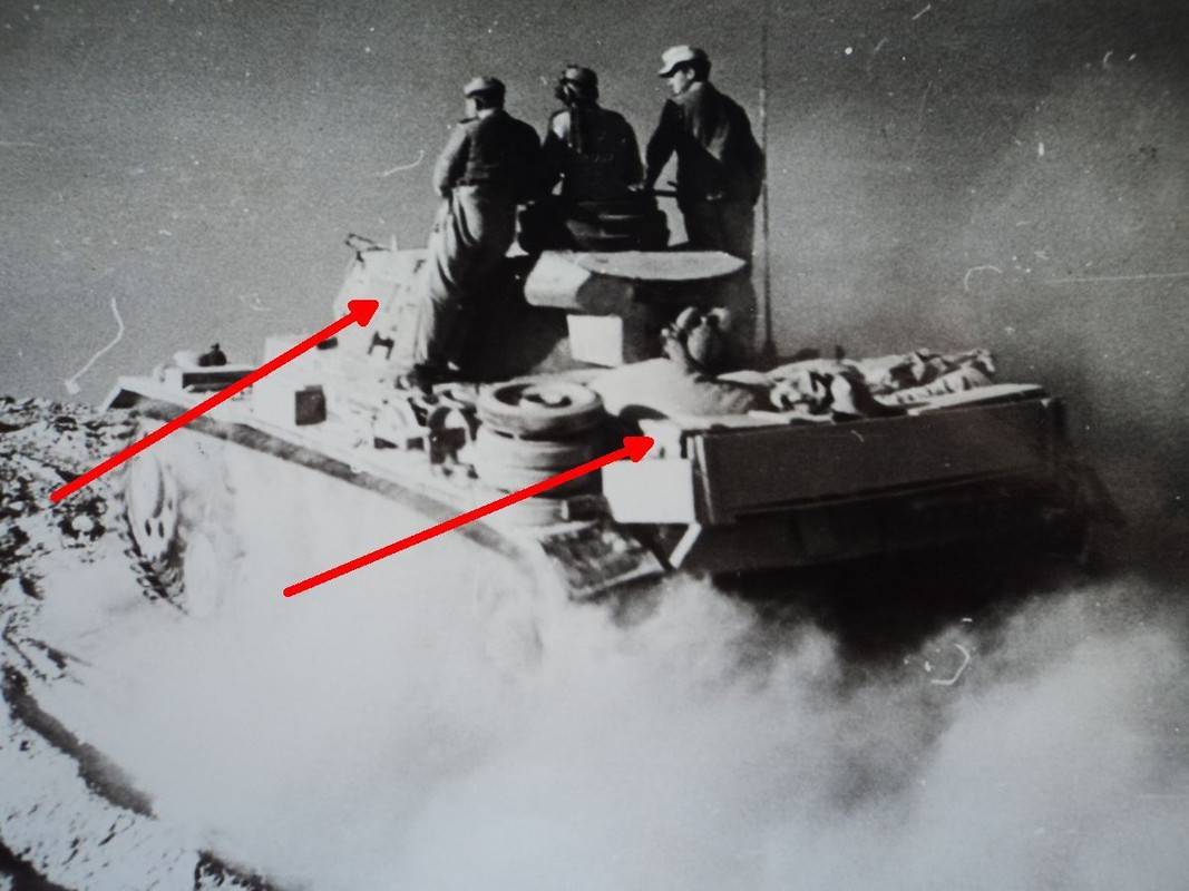 PANZER III IN DER WÜSTE, Afrika, DAK, Deutsches 