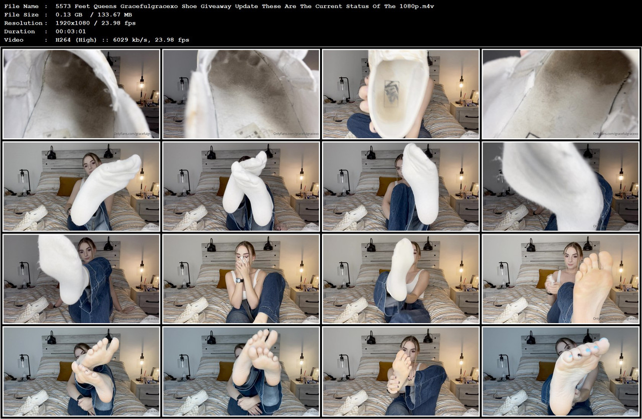 5573 Feet Queens Gracefulgracexo Shoe Giveaway Update These Are The Current Status Of The 1080p m4v