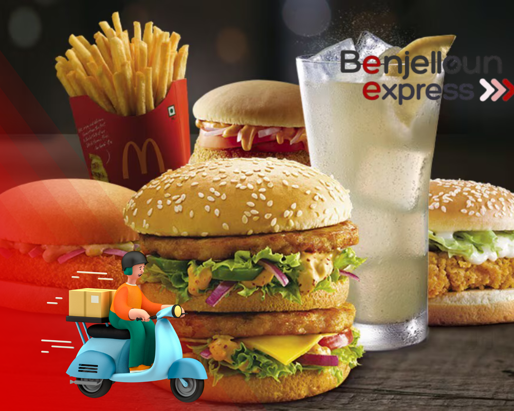 livraison Mcdonald's marrakech / delivery Mcdonald's in marrakech