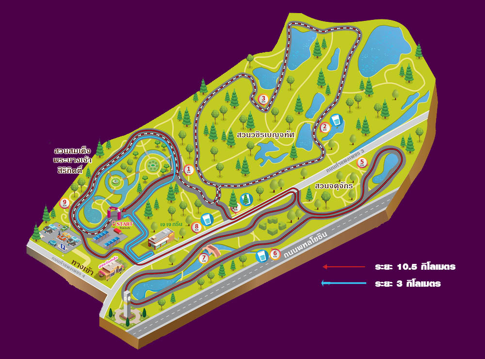 vajira run map