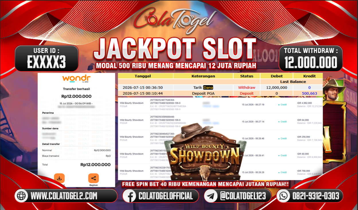 JACKPOT SLOT GACOR!!