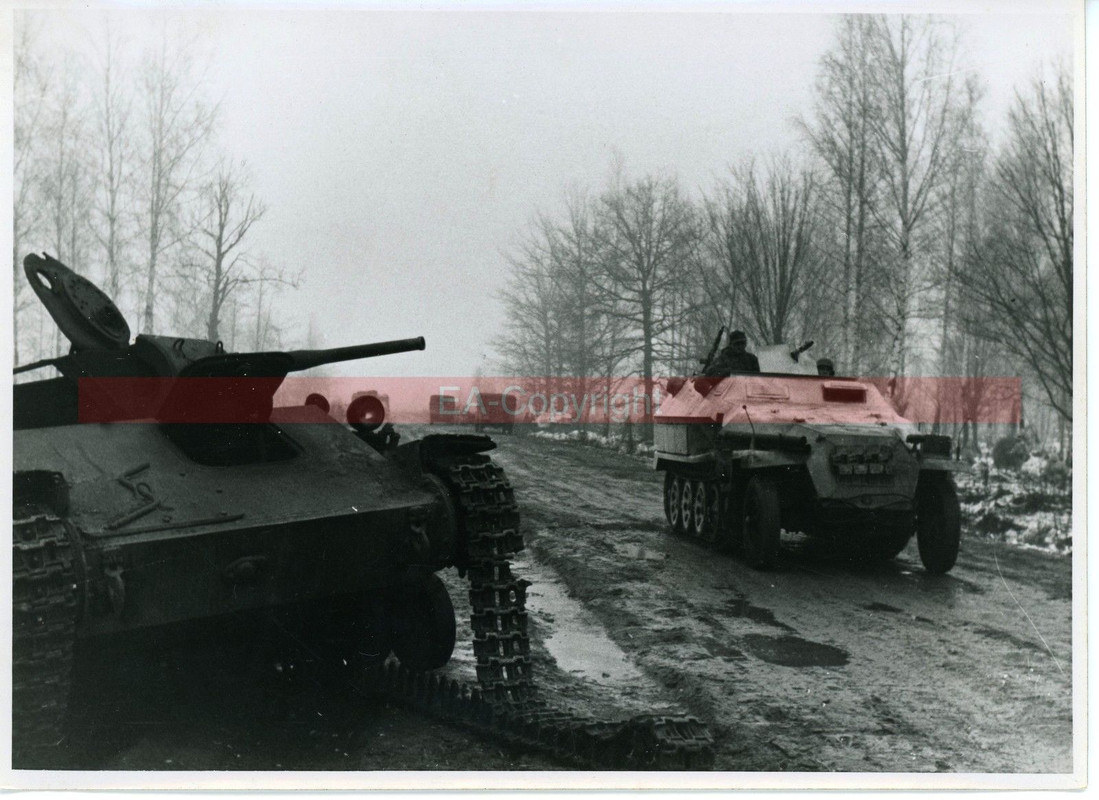 Kämpfe Russland Halbkette Panzer Panzergrenadier