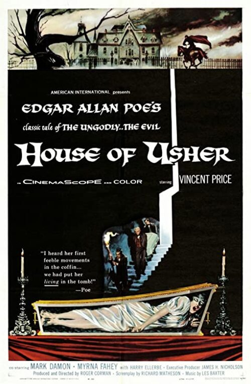 Zagłada domu Usherów / House of Usher (1960) PL.1080p.BDRip.DD.2.0.x264-OK | Lektor PL