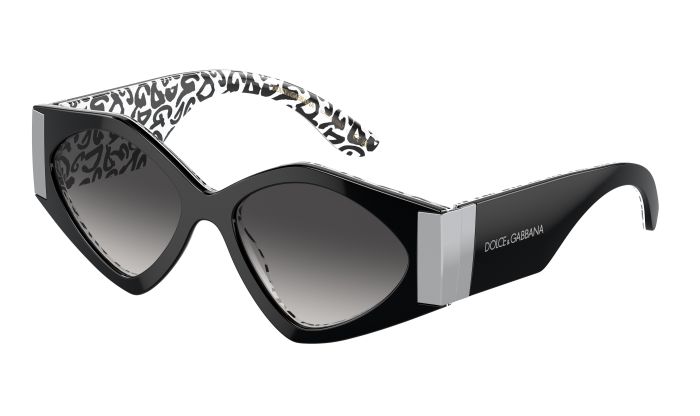 Dolce Gabbana DG4396 33898G Black Irregular Gray Gradient 55  display picture 1