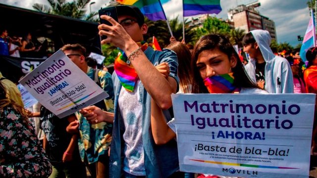 Chile aprueba proyecto de ley de Matrimonio Igualitario