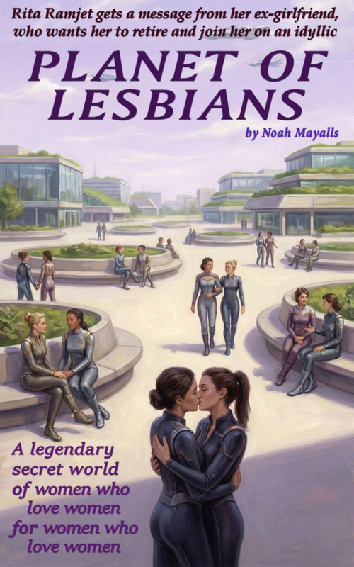 Pulp Parody Planet Of Lesbians