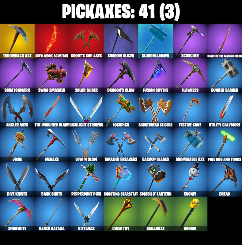 pickaxes comp