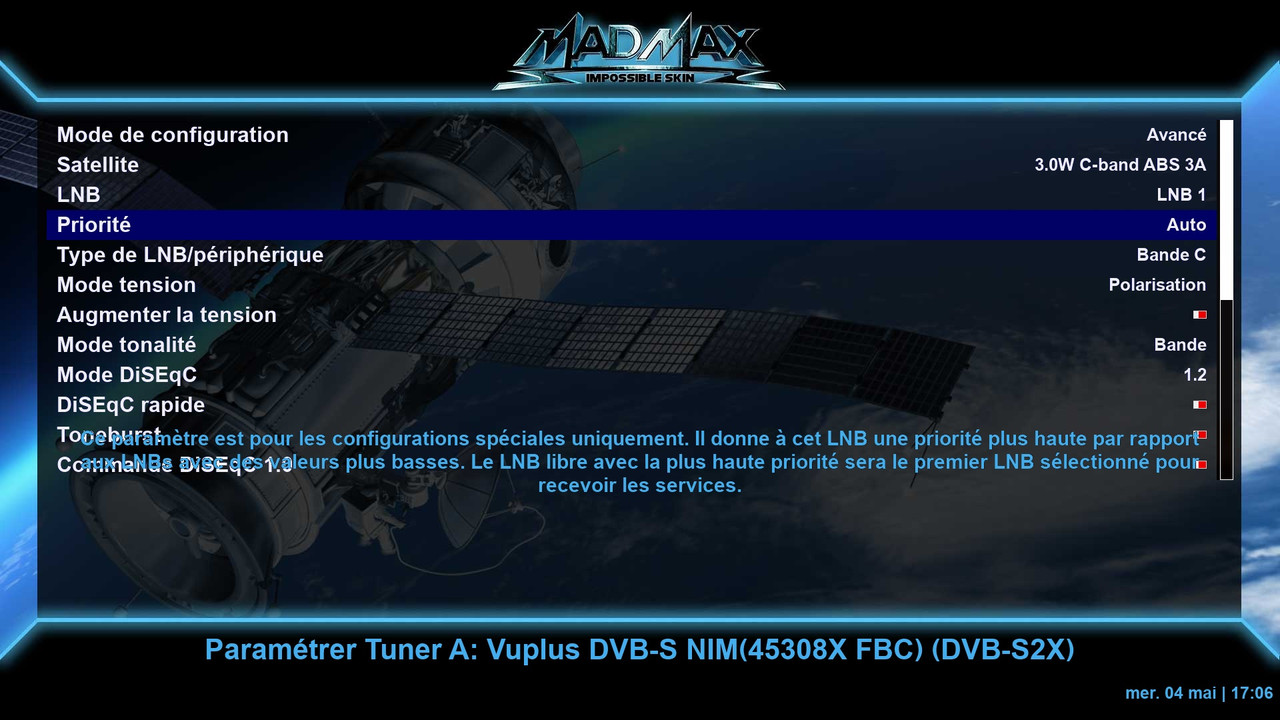 cherche info sur des démo satellite bande C et Ku