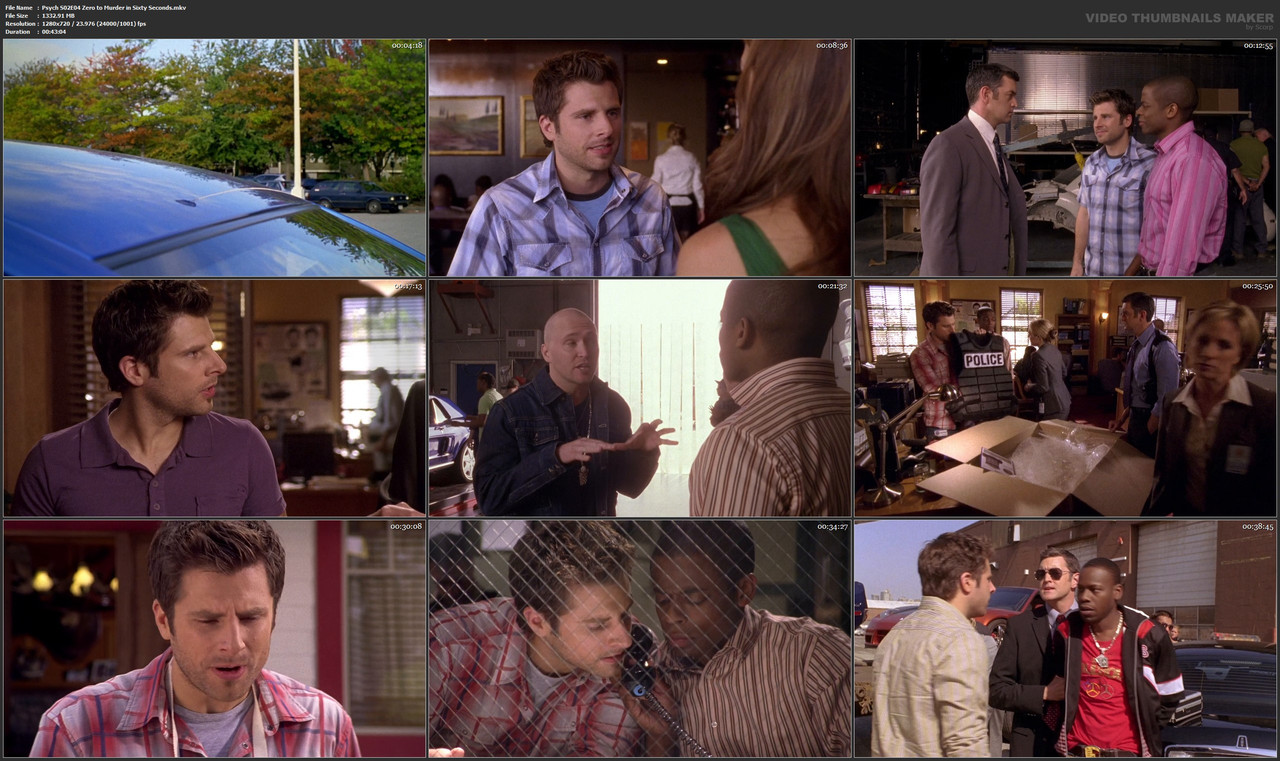 Psych S02E04 Zero to Murder in Sixty Seconds.mkv