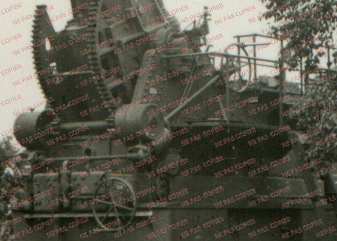 42cm Gamma Mörser (E) Maginot-Linie Puttelange Saarlücke Sewastopol Geschütz.