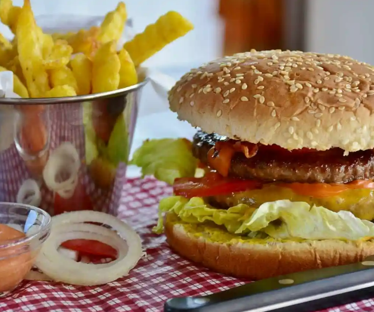Menú hamburguesa normal