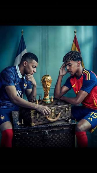Màn đối đầu giữa Lamine Yamal và Kylian Mbappe