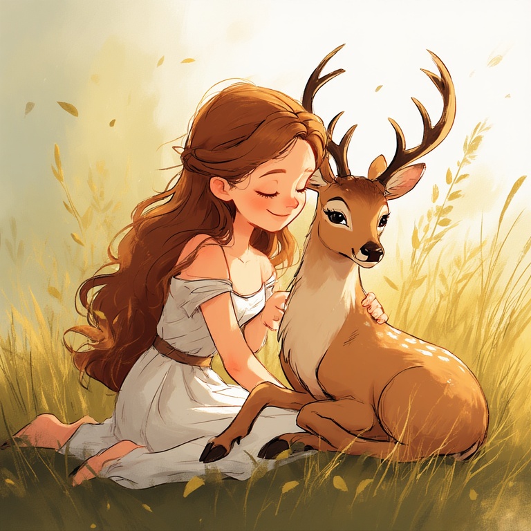 A-cute-cartoon-showing-Goddess