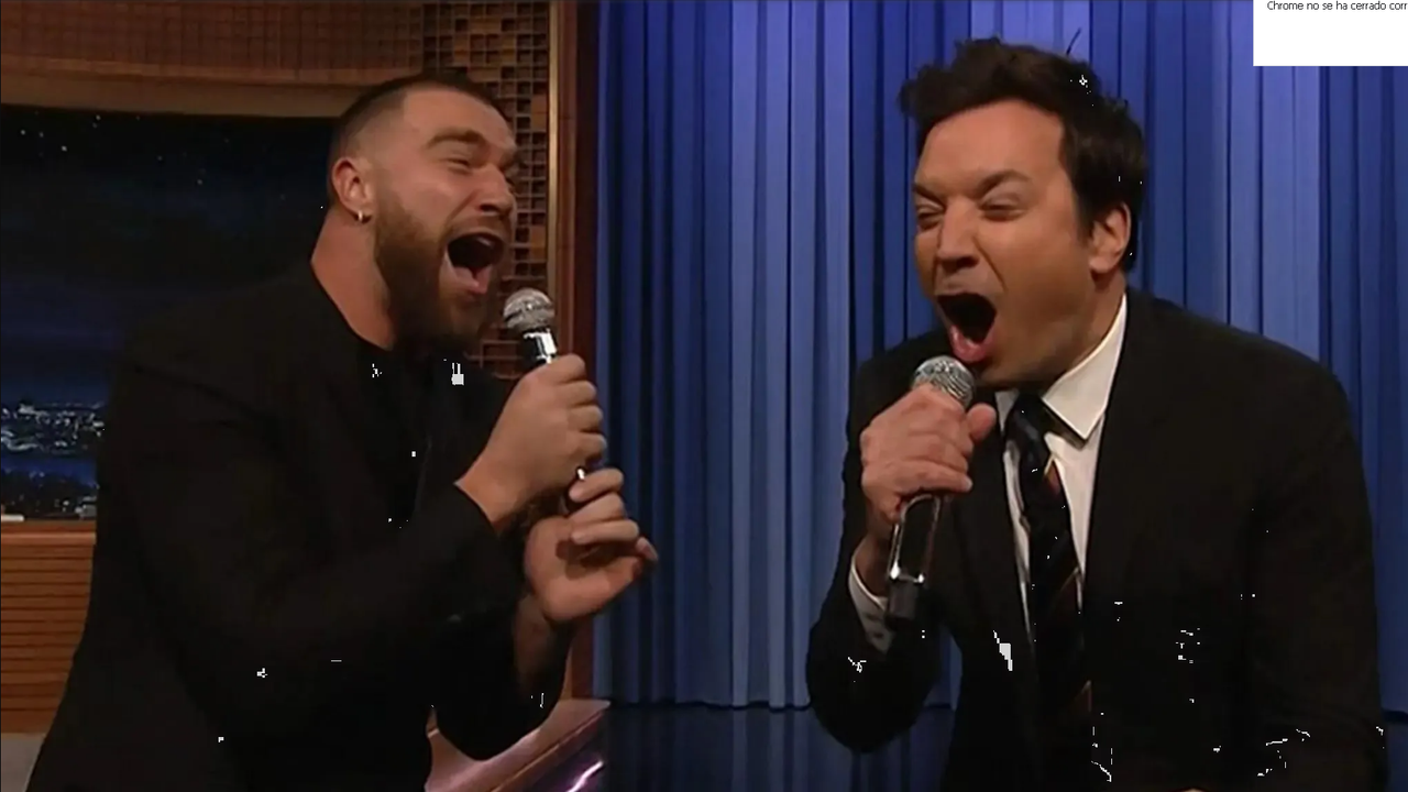 Travis Kelce, Beastie Boys y Jimmy Fallon unidos en un intenso karaoke