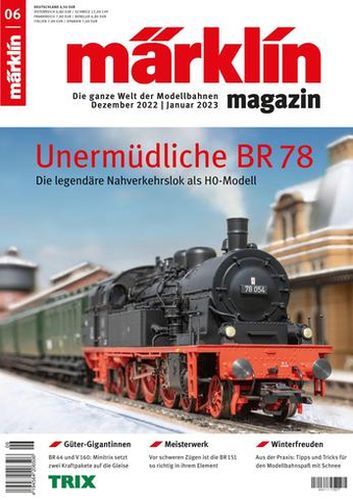 Cover: Märklin Modellbahnmagazin Dezember-Januar 2023