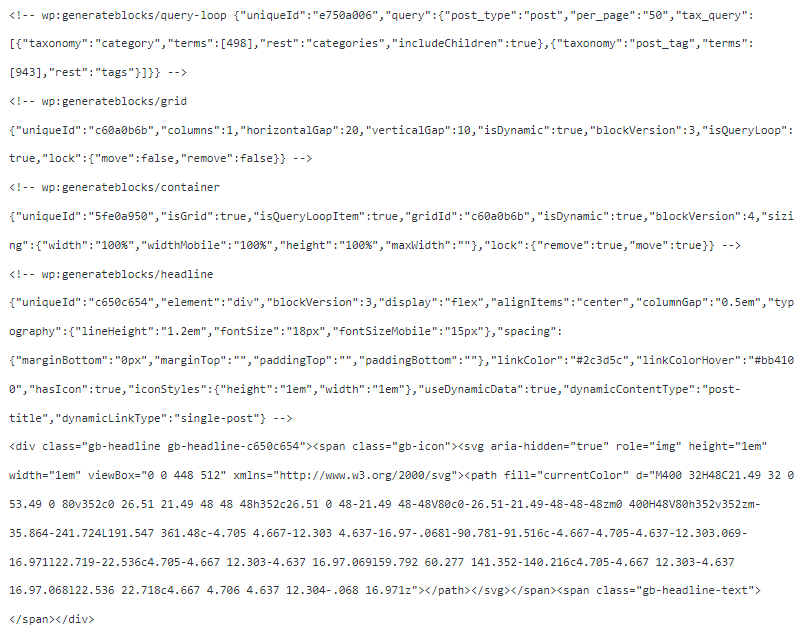 query-loop