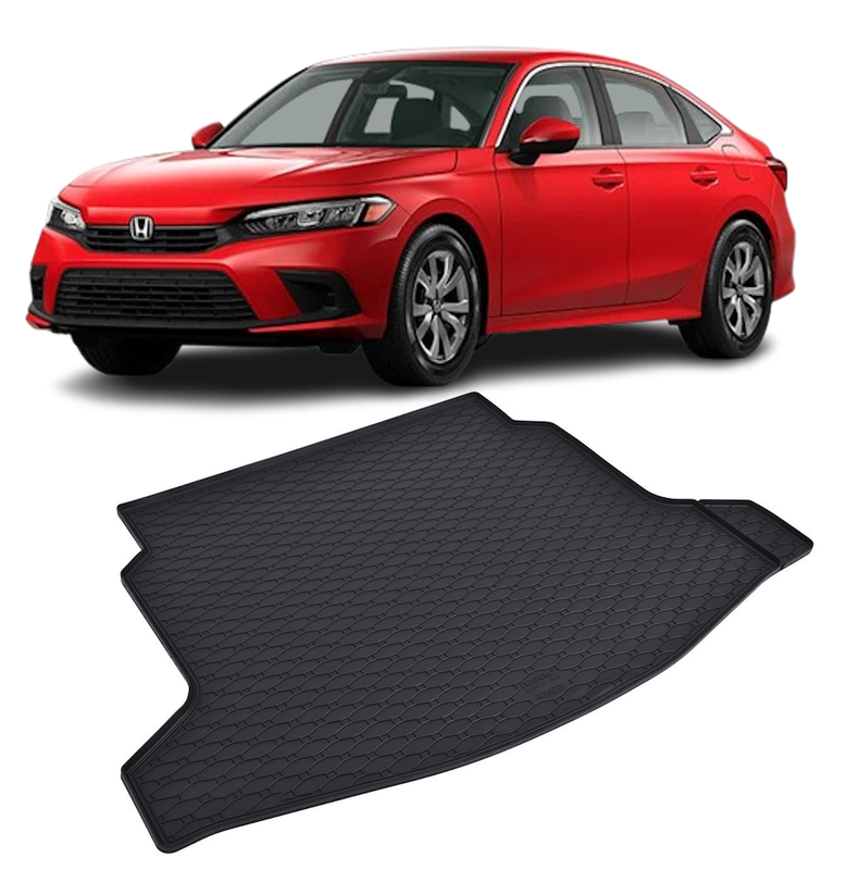 Tavita auto HONDA Civic 2022-prezent, protectie portbagaj, Cri-Flo, din cauciuc 100%, compatibil cu autoturismul HONDA Civic