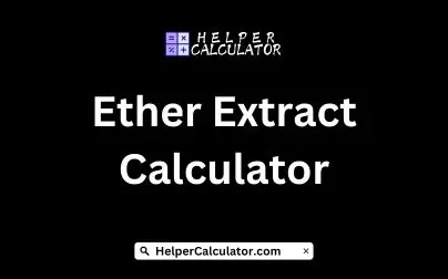 Ether Extract Calculator