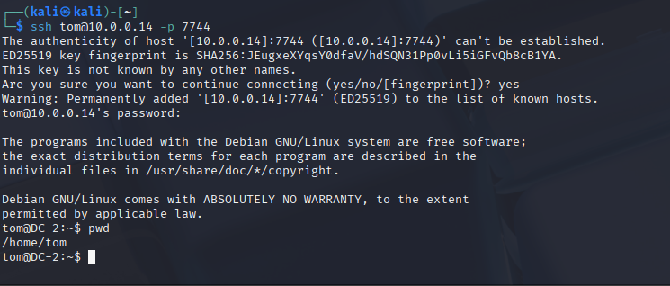 Step 1.1 Screenshot