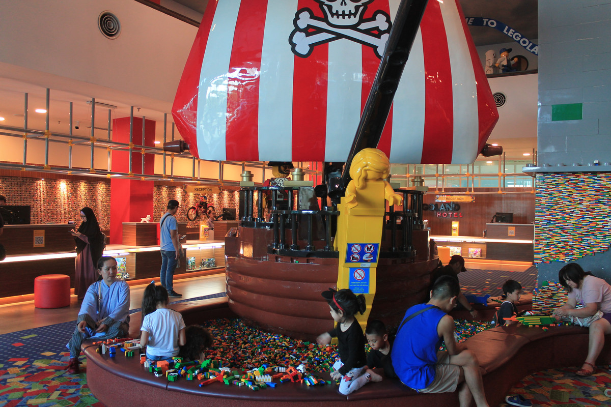 Area permainan LEGO di LEGOLAND Hotel Malaysia 