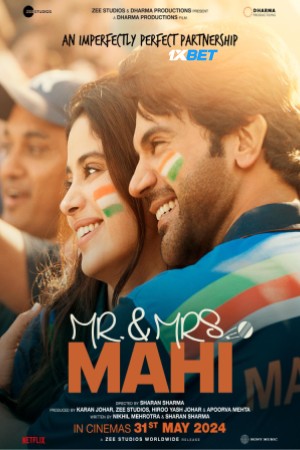 Mr. & Mrs. Mahi (2024) Hindi Movie HDCAM – 480p [420MB] || 720p [990MB] || 1080p [2.8GB]