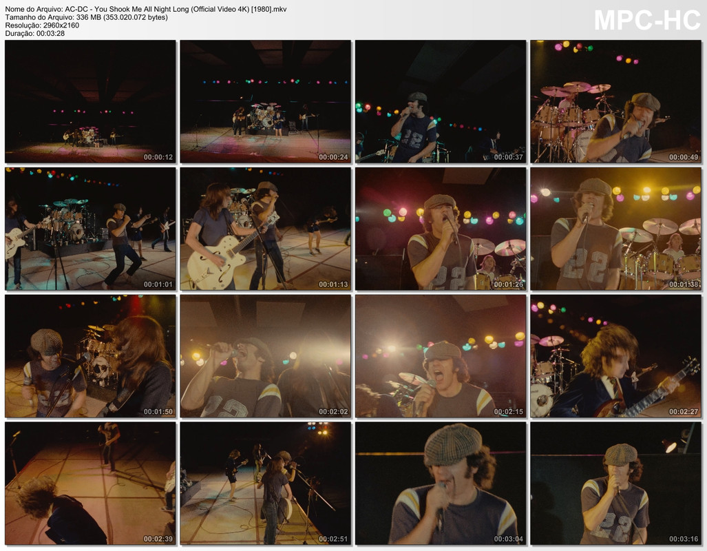 AC-DC - You Shook Me All Night Long (Official Video 4K 2160k) [1980]