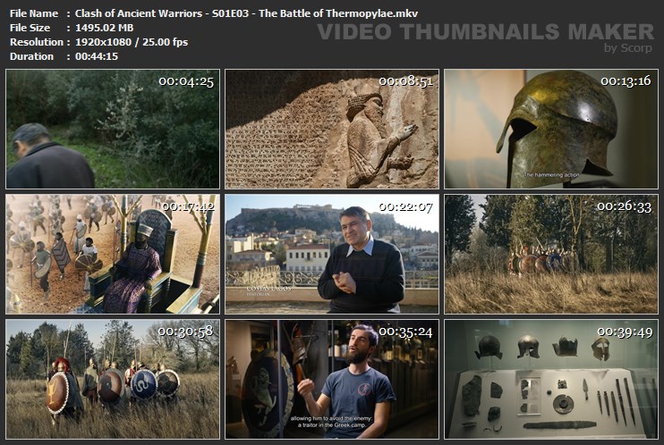 Clash of Ancient Warriors - S01E03 - The Battle of Thermopylae.mkv