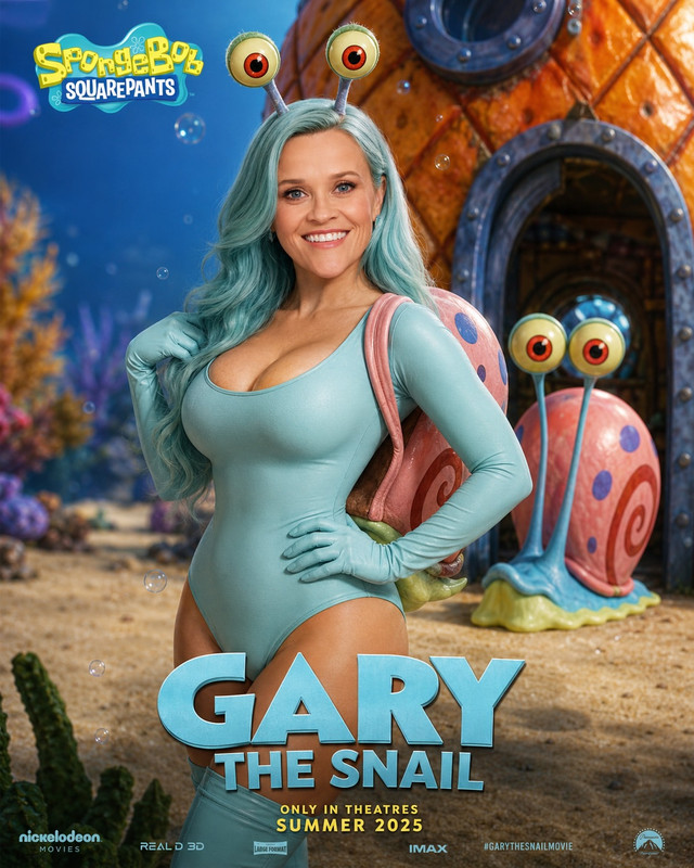 Reese Witherspoon Gary the Snail