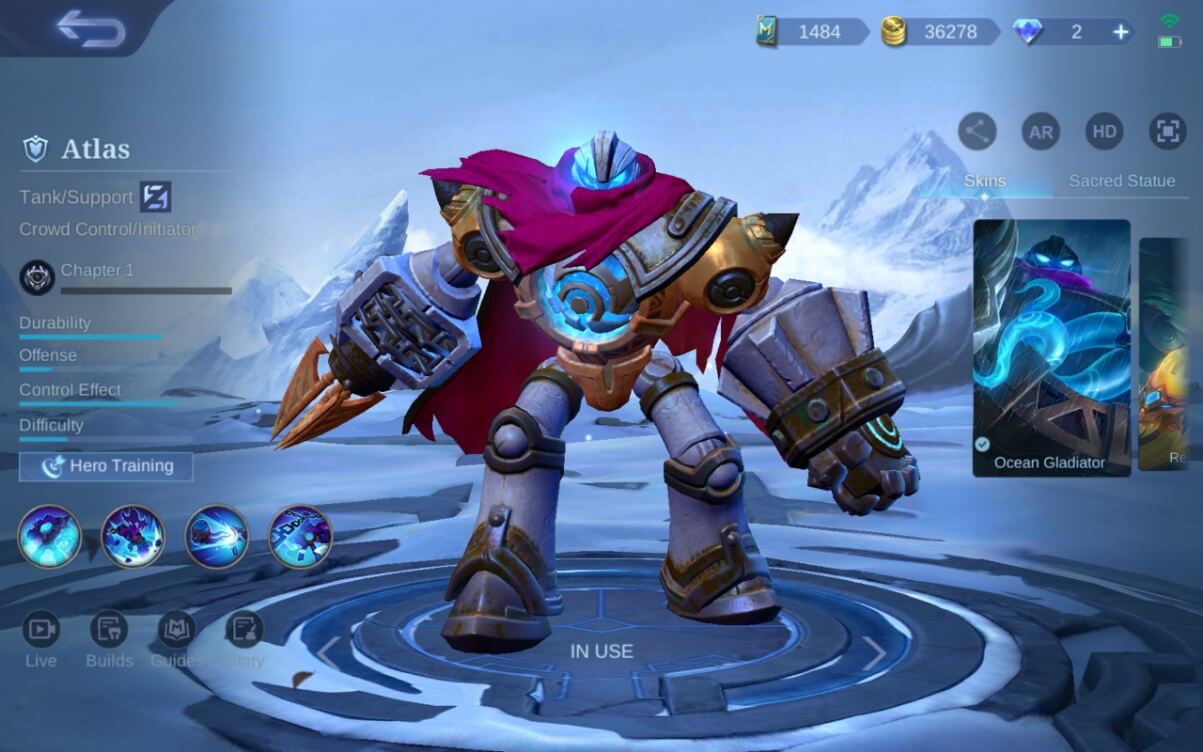 Atlas hero tank paling tebal