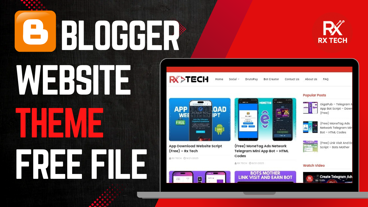 Free Blogger Theme Download