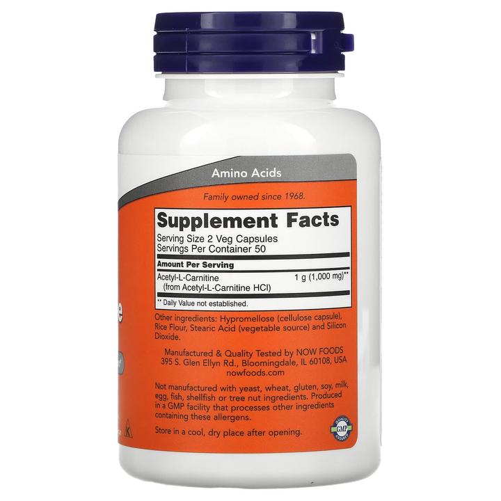 NOW Foods Acetyl-L-Carnitine 2