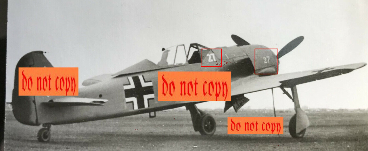 Top Foto- frühe FW 190 A-0, -Staatsgeheimnis-, Kennung -27-, Prototyp, FW190