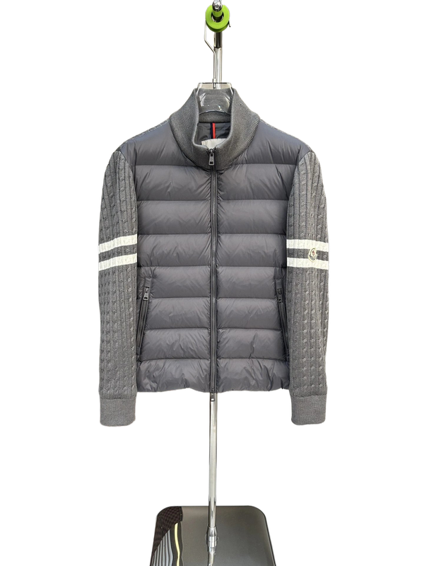 Chaqueta Moncler con Mangas Tejidas