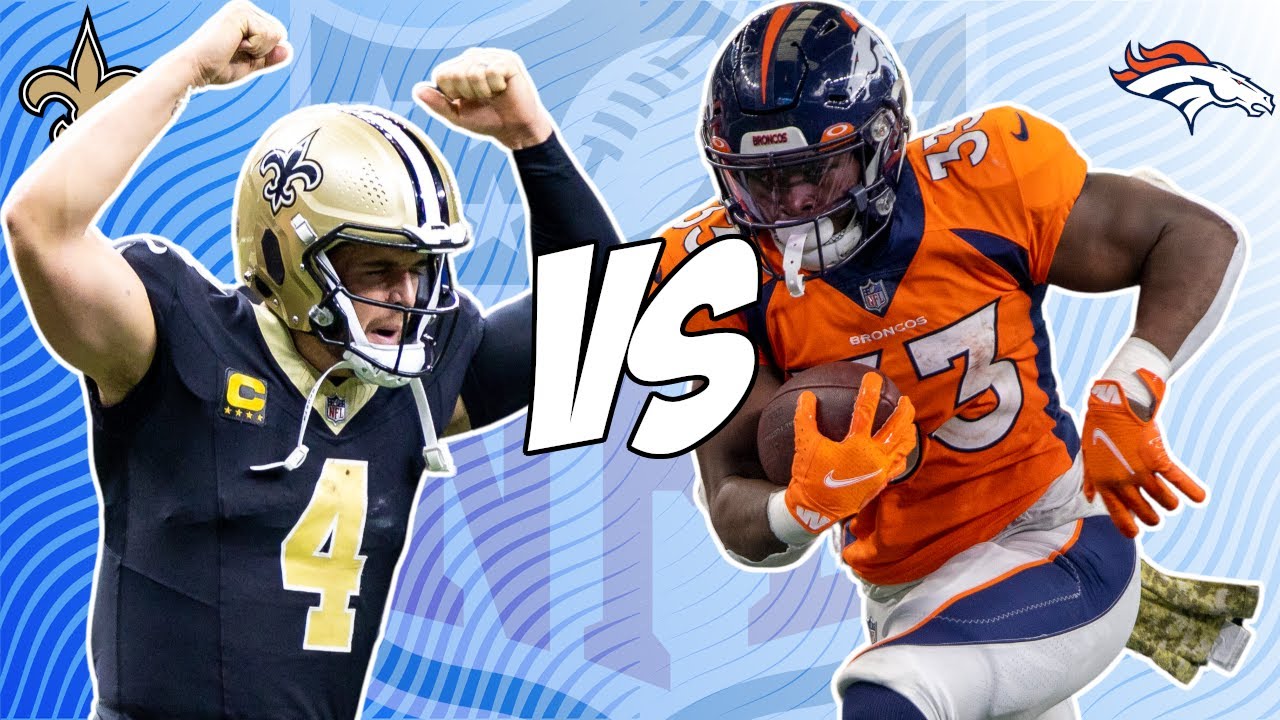 Denver Broncos vs New Orleans Saints Match Player Stats