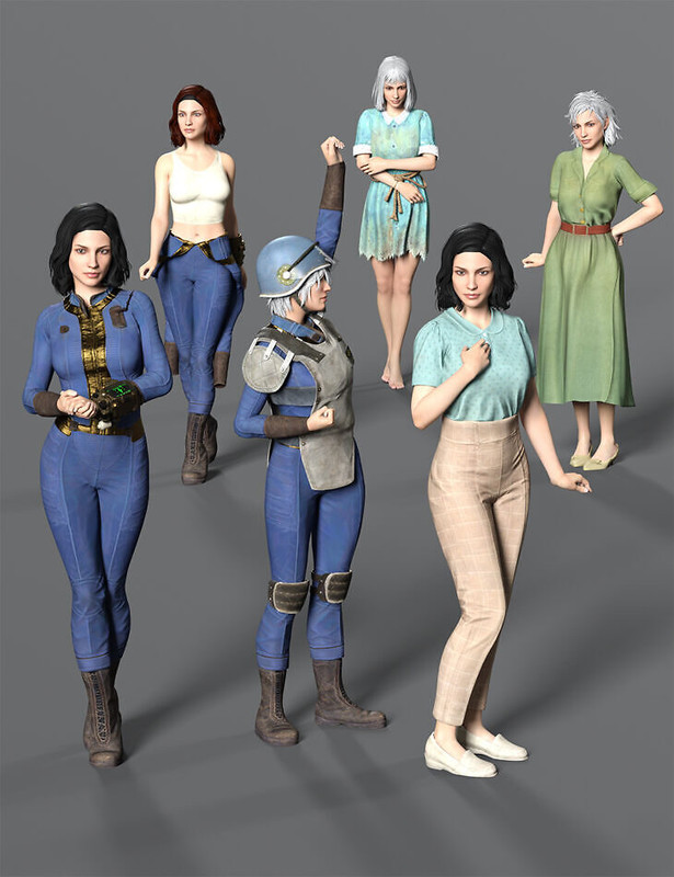 Nora Fallout 4 for G8F + Weapons