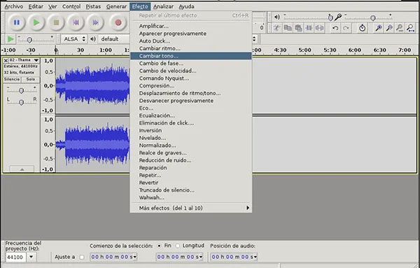 aprende paso a paso a utilizar audacity editor de audio profesional