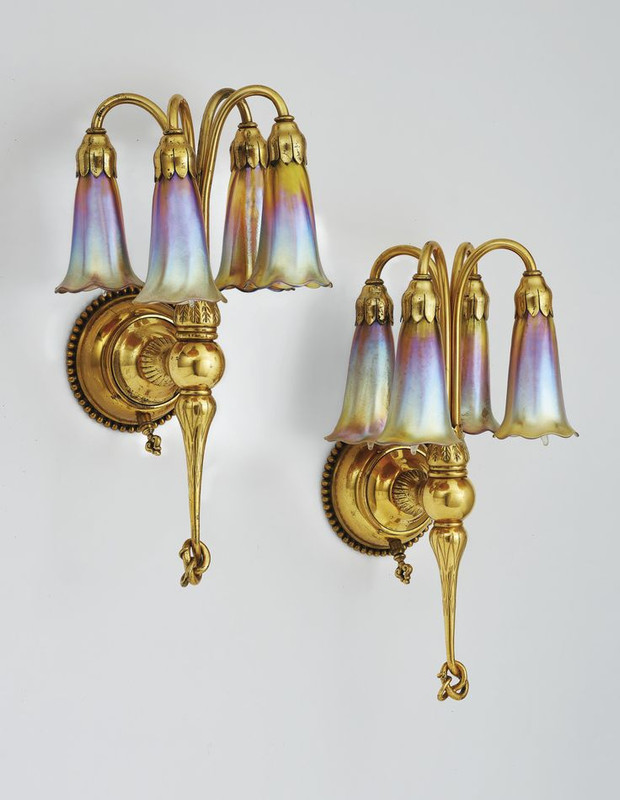 Tiffany Tulip Sconces