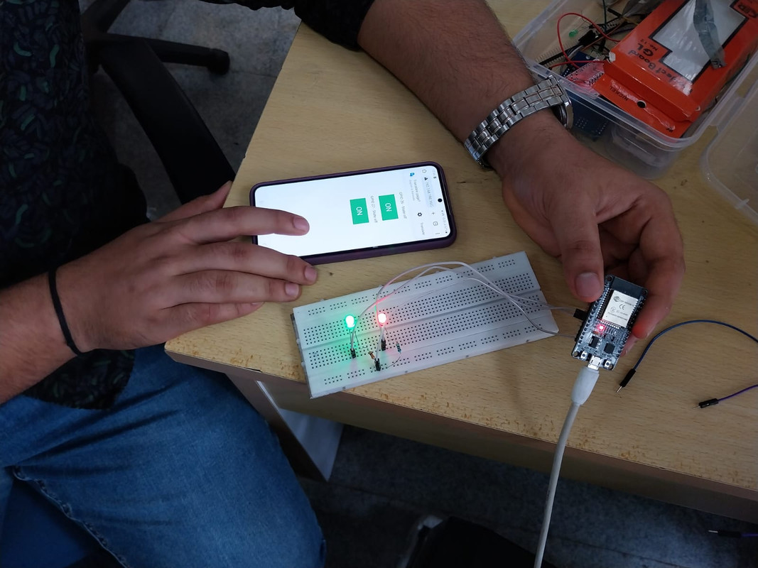 LED Toggle using ESP32